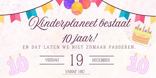 Kinderplaneet bestaat 10 jaar!