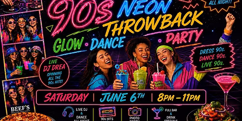 Beef's 90's Neon Throwback Party
