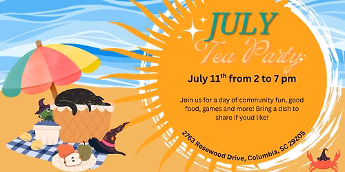 July Potluck Tea Party