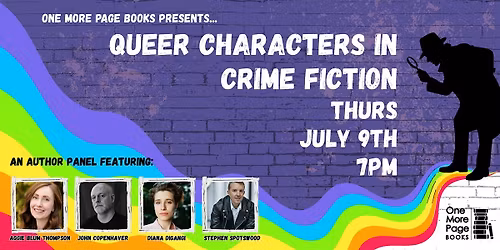Queer Characters in Crime Fiction Author Panel