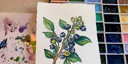 Paint Night - Blueberries
