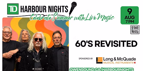 TD Harbour Nights presents 60's Revisited in partnership with Long & McQuade