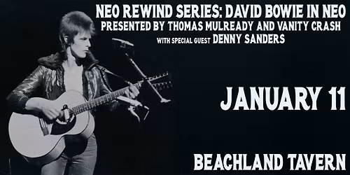NEO Rewind Series with Vanity Crash: The Birth of Punk at John, James and Clara Knight Stage