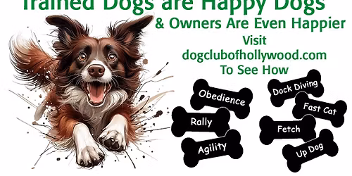 Canine Round Up sponsored by the Dog Obedience Club of Hollywood