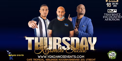  Thursday Kizomba Social | Dj Traybeatz & Dj Incognito & Dj Afrosom