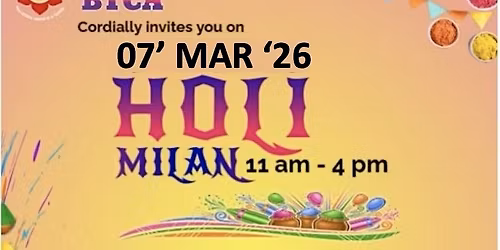 BTCA Holi Milan 2026