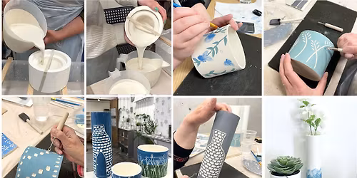 1 Day Slip Casting & Surface Decoration Workshop