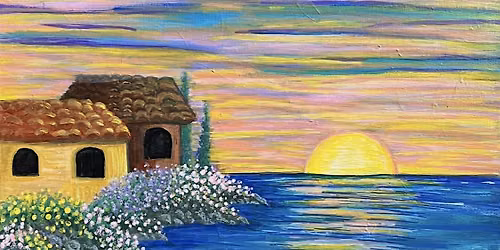 Mediterranean Sunset  - Paint Night