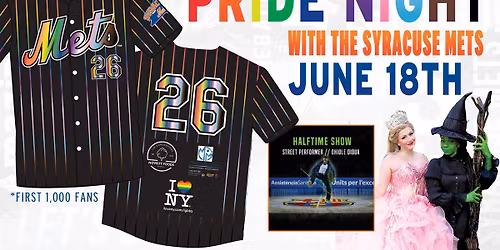 CNY Pride and Come Out CNY present: Pride Night w\/ The Mets