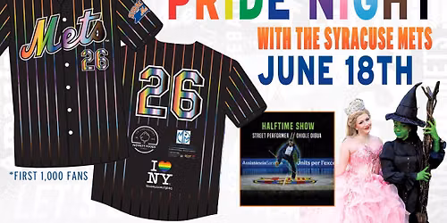 CNY Pride and Come Out CNY present: Pride Night w\/ The Mets