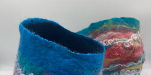 Wet Felted Pod Bowls