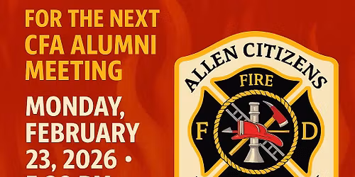 \ud83d\ude92\ud83d\udd25\ud83d\ude92 CFA MEETING \ud83d\ude92\ud83d\udd25\ud83d\ude92