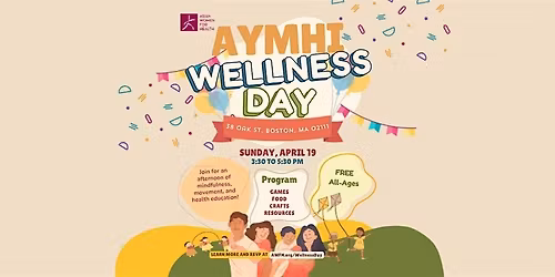 Asian Women for Health: AYMHI Community Wellness Day (All Ages, Free)