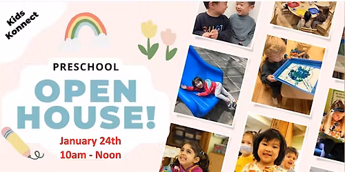 January Open House at Kids Konnect - Bunker Hill!