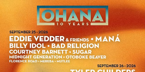 Ohana Festival: Tyler Childers  Alabama Shakes & Jon Batiste - Saturday