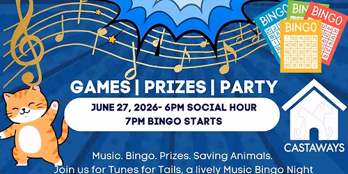 Tunes for Tails - Music Bingo! 