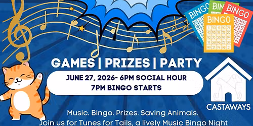Tunes for Tails - Music Bingo!
