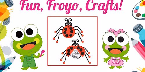 Free Ladybug Craft at sweetFrog Hampton