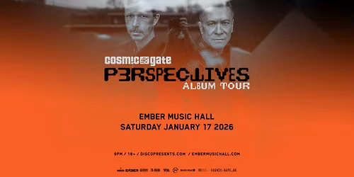 COSMIC GATE \u2013 Perspectives Album Tour