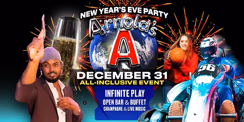 Arnold's New Year's Eve 2026 "Around The World" with "Never The Less"
