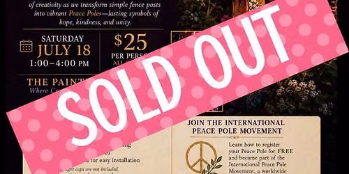 Peace Pole Painting & Mosaic!