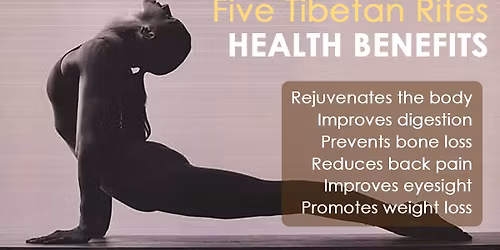 Five Tibetan Rites Workshop, Friday, January 2nd at 7:30PM At UpDog Yoga Rochester