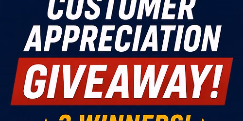 Customer Appreciation Giveaway 