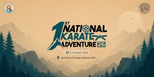 1st National Karate Championship and Adventure Carnival 2026