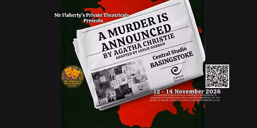 A Murder is Announced Saturday Matinee
