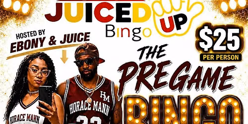 Juiced Up Bingo the Pre Game Edition