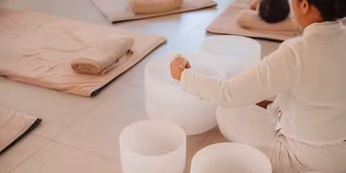 Sound Bath Meditation with Yoga by Julie 