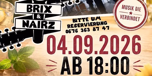 Brix & Nairz W\u00fcrstel Waggon \/04.09\/ab 18:00