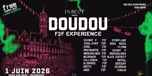DOUDOU 2026 \u2014 FREE OPEN AIR \/\/ F2F BASS MUSIC EXPERIENCE @HYPEBARMONS 