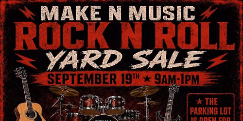 Make N Music Rock N Roll Yard Sale