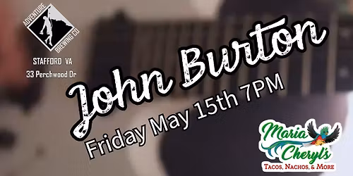 John Burton playing at Adventure Brewing Company
