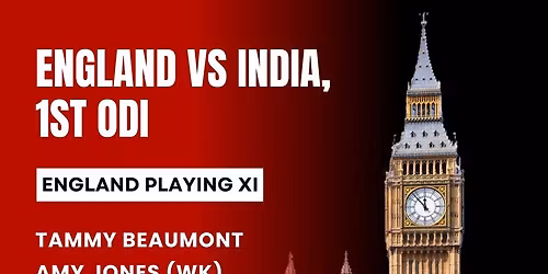 England vs India - 1st ODI Tickets