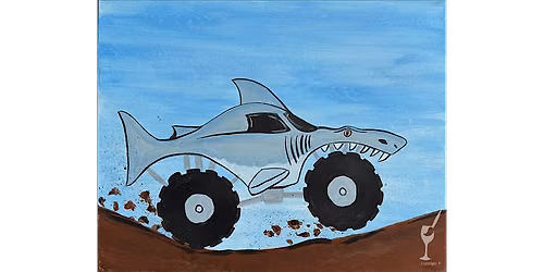 Monster Shark Truck - Paint and Sip in Houston | Classpop!\u2122