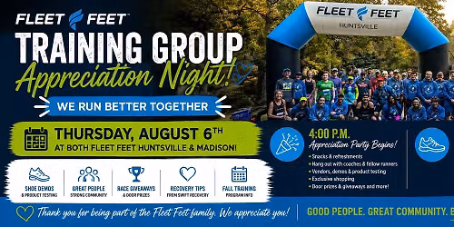 Training Group Appreciation Night