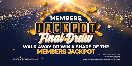 Members Jackpot Final Draw