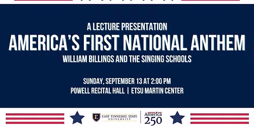 America\u2019s First National Anthem: William Billings and the Singing Schools