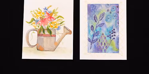 Beginner Watercolor Play - March 26