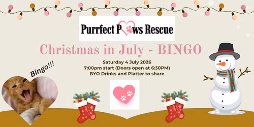 CHRISTMAS IN JULY BINGO NIGHT!