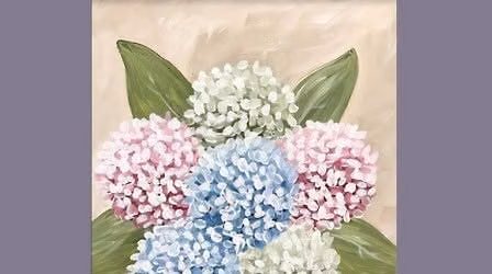 "Hydrangea Bouquet" In-Studio Paint Party!