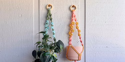 Craft Lake City Workshop: Macram\u00e9 Plant Hangers