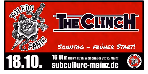THE CLINCH + TOLEDO PANIC in Mainz
