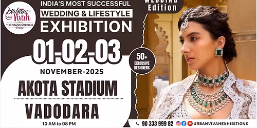 Urban Vivah - The Grand Wedding Show \u2013 Vadodara (November 2025)