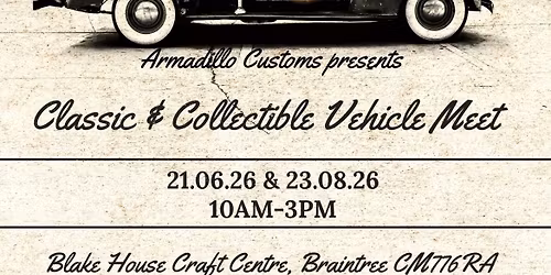Classic and collectible Vehicle Meet