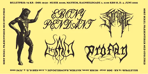 EBONY PENDANT + STIRIAH + GAM + PROFAN