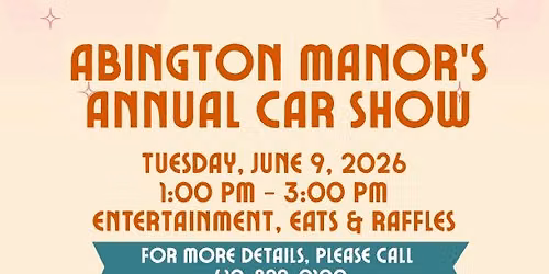 Abington Manor\u2019s Annual Car Show