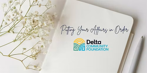 Putting Your Affairs in Order